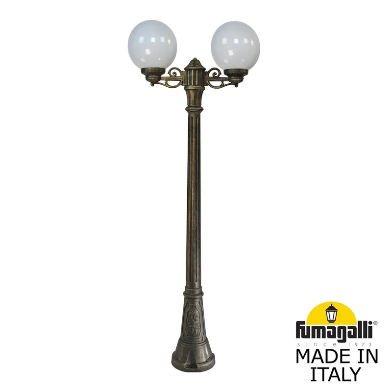 Садово-парковый фонарь FUMAGALLI ARTU BISSO/G250 2L G25.158.S20.BYE27 — уличный светильник Fumagalli