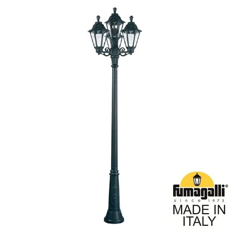 Садово-парковый фонарь FUMAGALLI RICU BISSO/RUT 3+1 E26.157.S31.AXE27 — уличный светильник Fumagalli