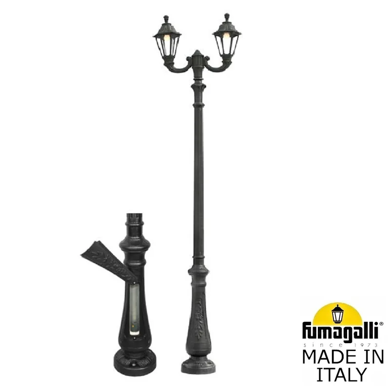 Парковый фонарь FUMAGALLI NEBO OFIR/RUT 2L  E26.202.R20.AXE27 — уличный светильник Fumagalli