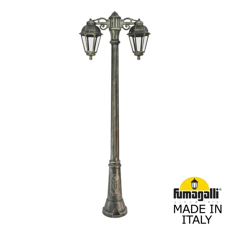 Садово-парковый фонарь FUMAGALLI GIGI BISSO/SABA 2L DN K22.156.S20.BXE27DN — уличный светильник Fumagalli
