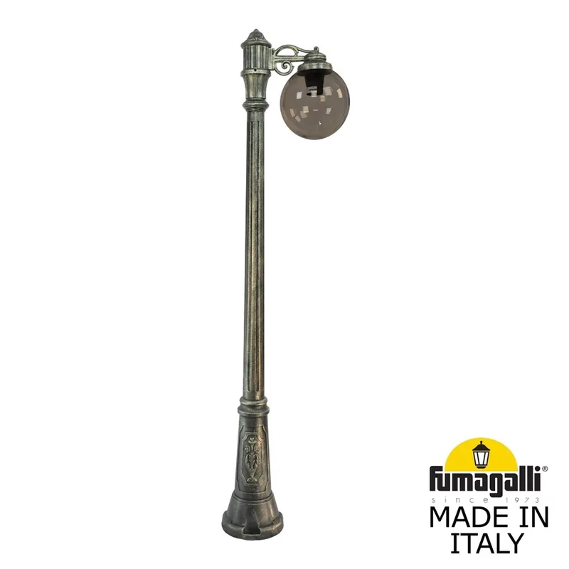 Садово-парковый фонарь FUMAGALLI GIGI /G250 1L G25.156.S10.BZE27 — уличный светильник Fumagalli
