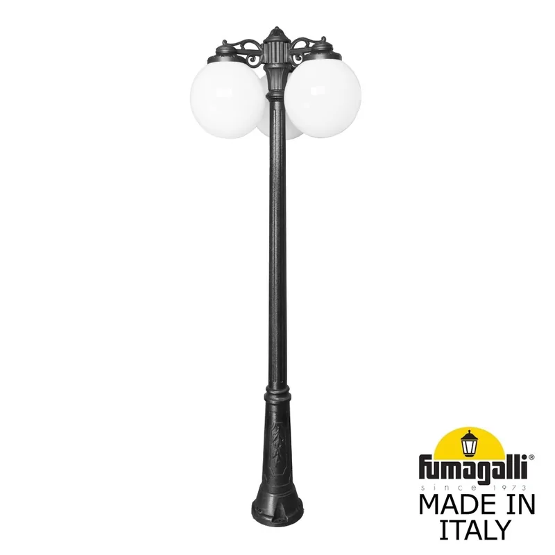 Садово-парковый фонарь FUMAGALLI RICU BISSO/G300 3L DN G30.157.S30.AYE27DN — уличный светильник Fumagalli